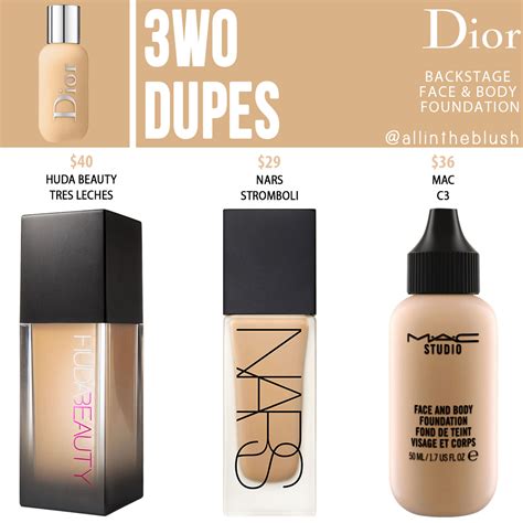 dupe for dior face and body|dior foundation dupe reviews.